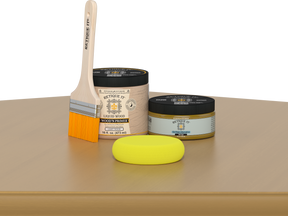 Retique It® Multi-purpose Smooth Finish Kit in Old Oak for wood furniture and projects, includes wood finish and application tools.