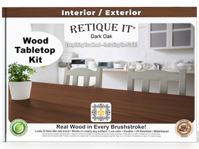 Tabletop Wood'n Finish Kit - Dark Oak