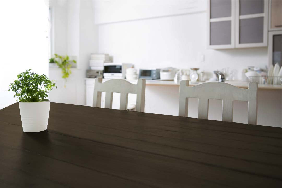 Large Charcoal Multi-purpose Smooth Finish Kit for wood interiors by Retique It®, showing the kit's components on a tabletop.