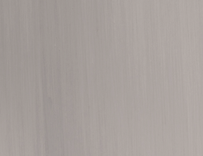 Pale gray-white finish swatch with subtle vertical wood-grain texture.