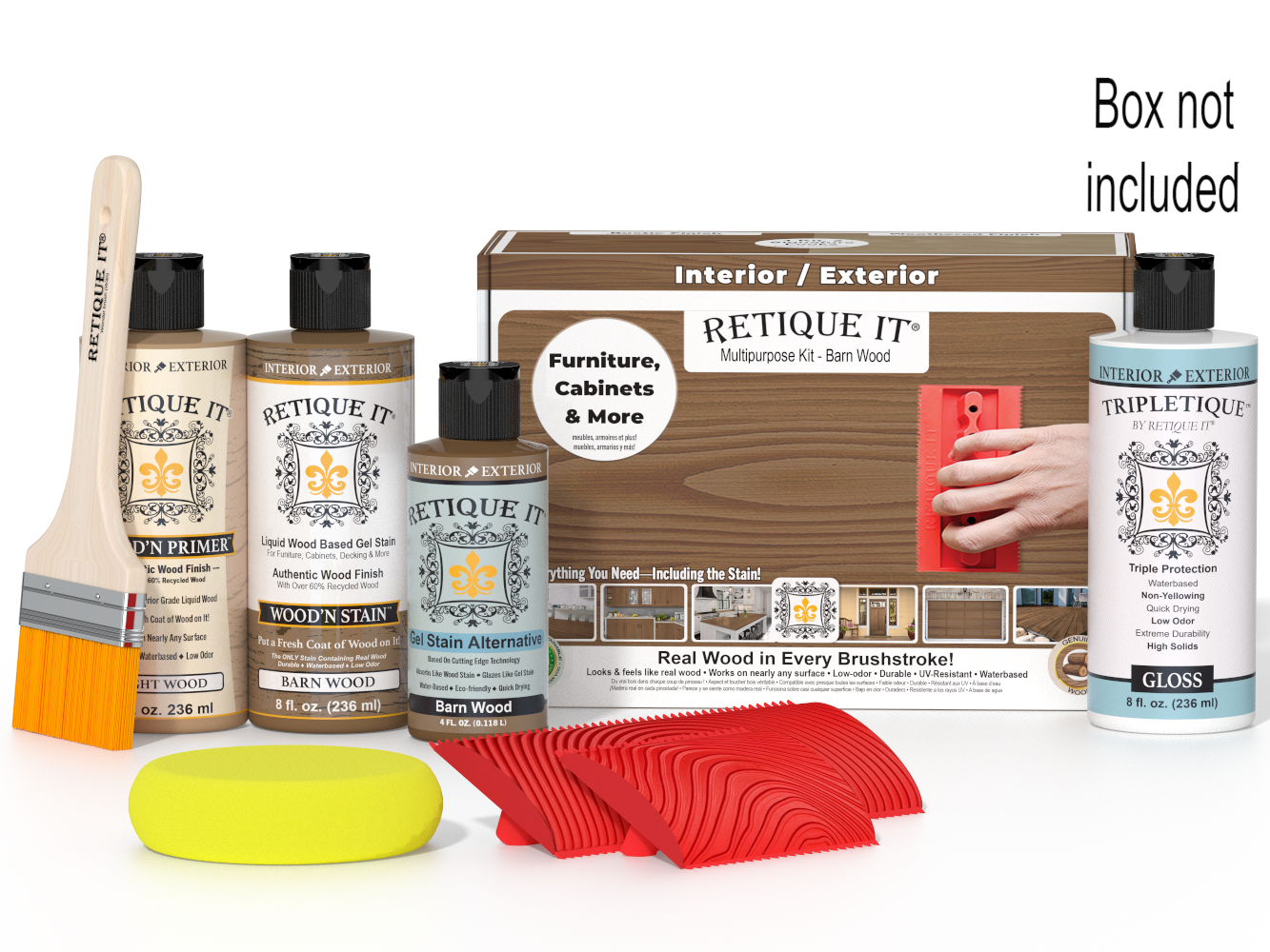 Multi-purpose Wood'n Kit - Barn Wood - Interior Top Coat