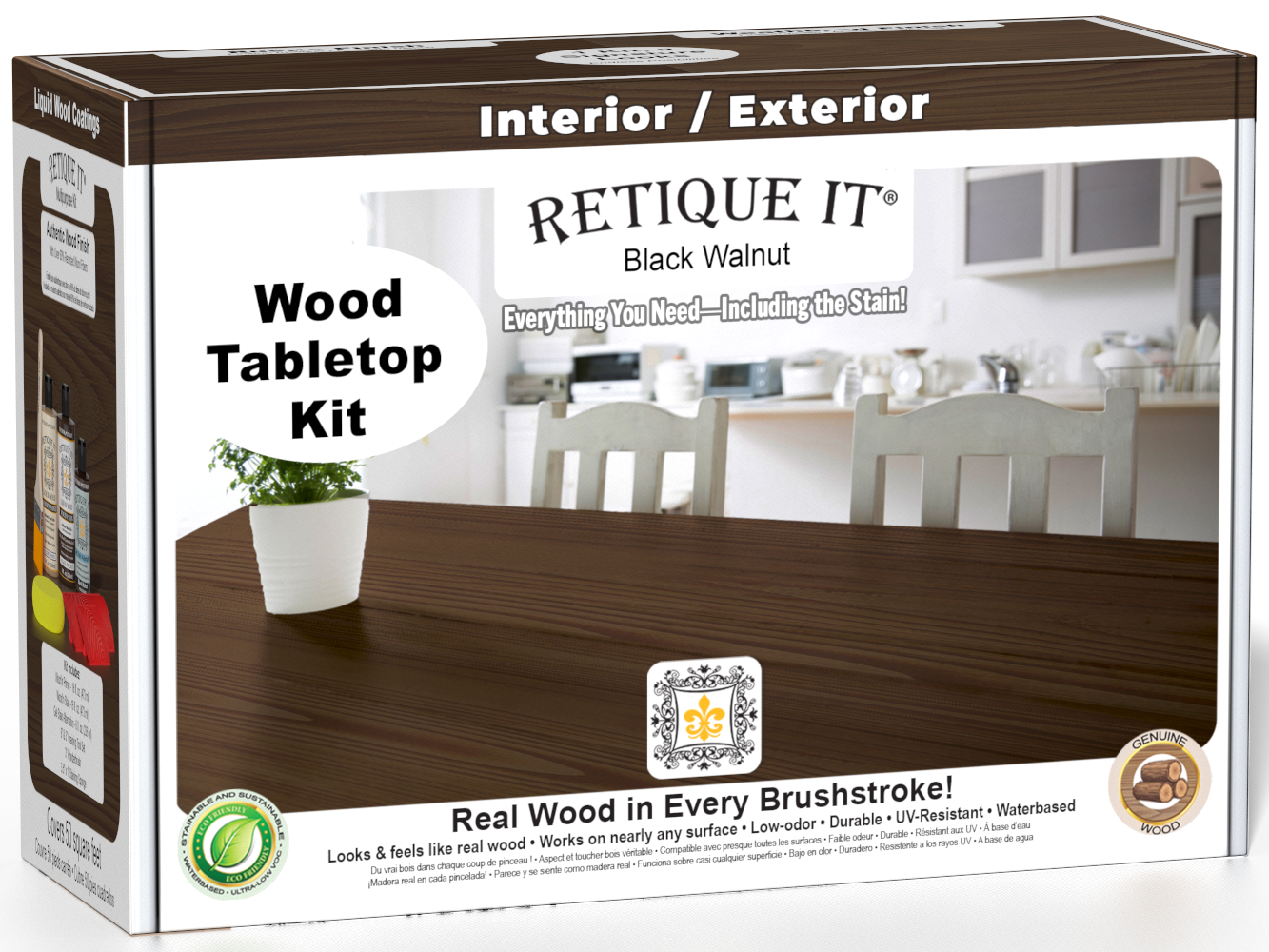 Tabletop Wood'n Finish Kit - Black Walnut