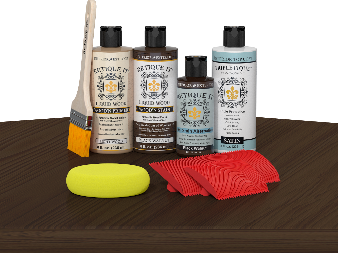 Tabletop Wood'n Finish Kit - Black Walnut
