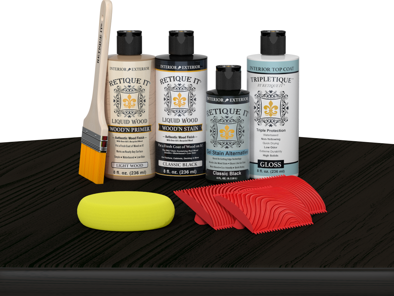 Multi-purpose Wood'n Kit - Classic Black - Interior Top Coat