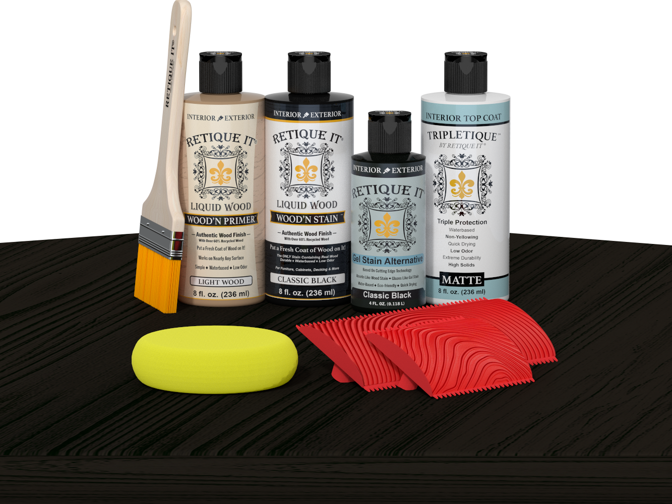 Multi-purpose Wood'n Kit - Classic Black - Interior Top Coat
