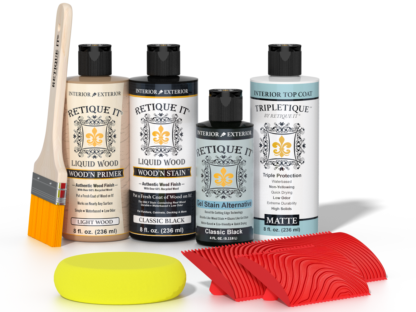 Multi-purpose Wood'n Kit - Classic Black - Interior Top Coat