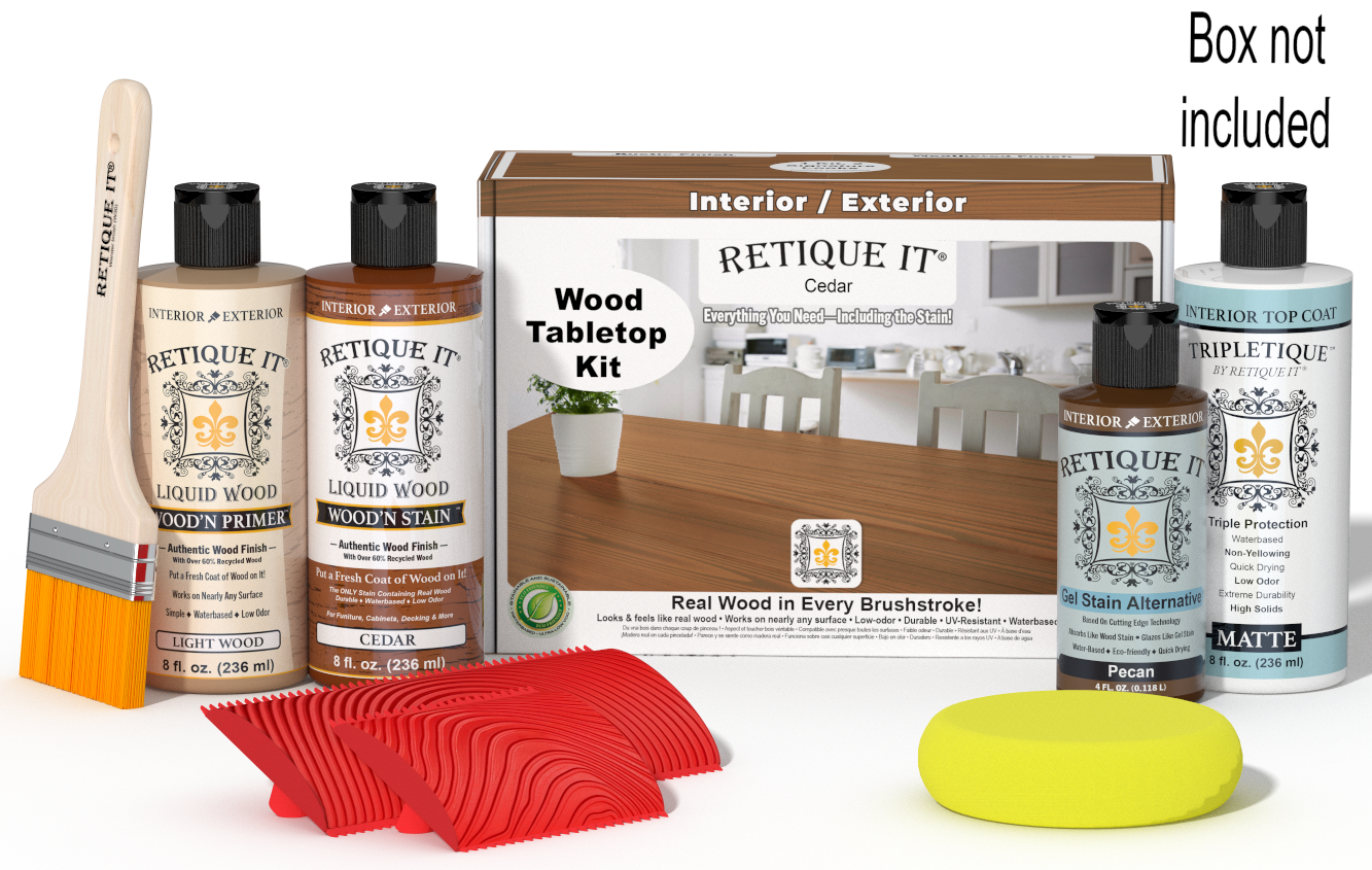 Tabletop Wood'n Finish Kit - Cedar