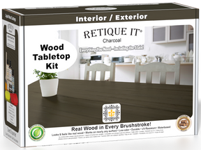 Tabletop Wood'n Finish Kit - Charcoal