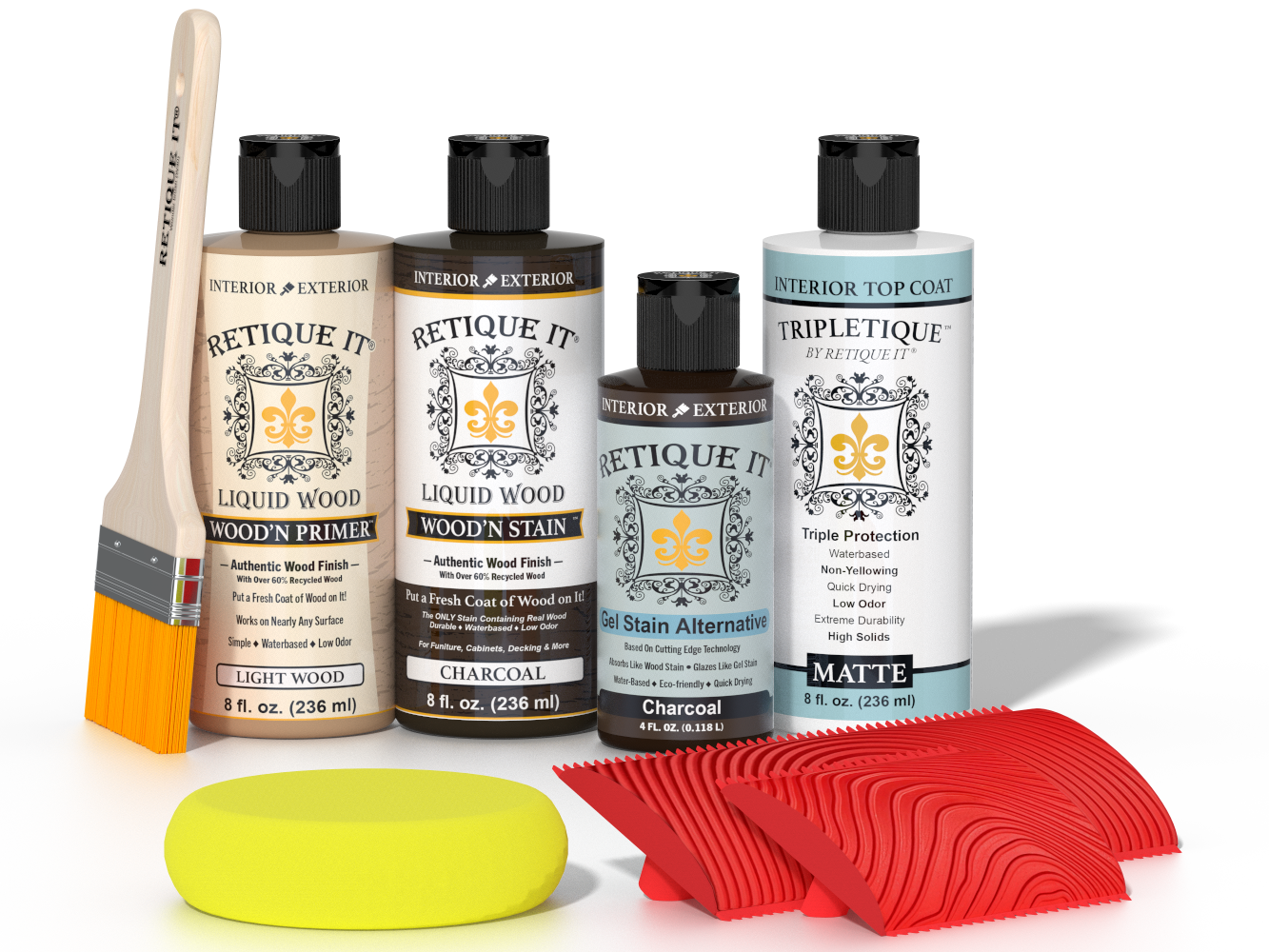 Tabletop Wood'n Finish Kit - Charcoal