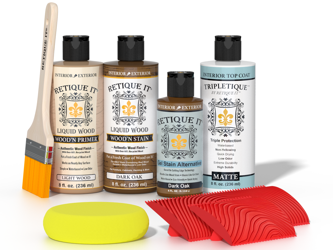 Tabletop Wood'n Finish Kit - Dark Oak