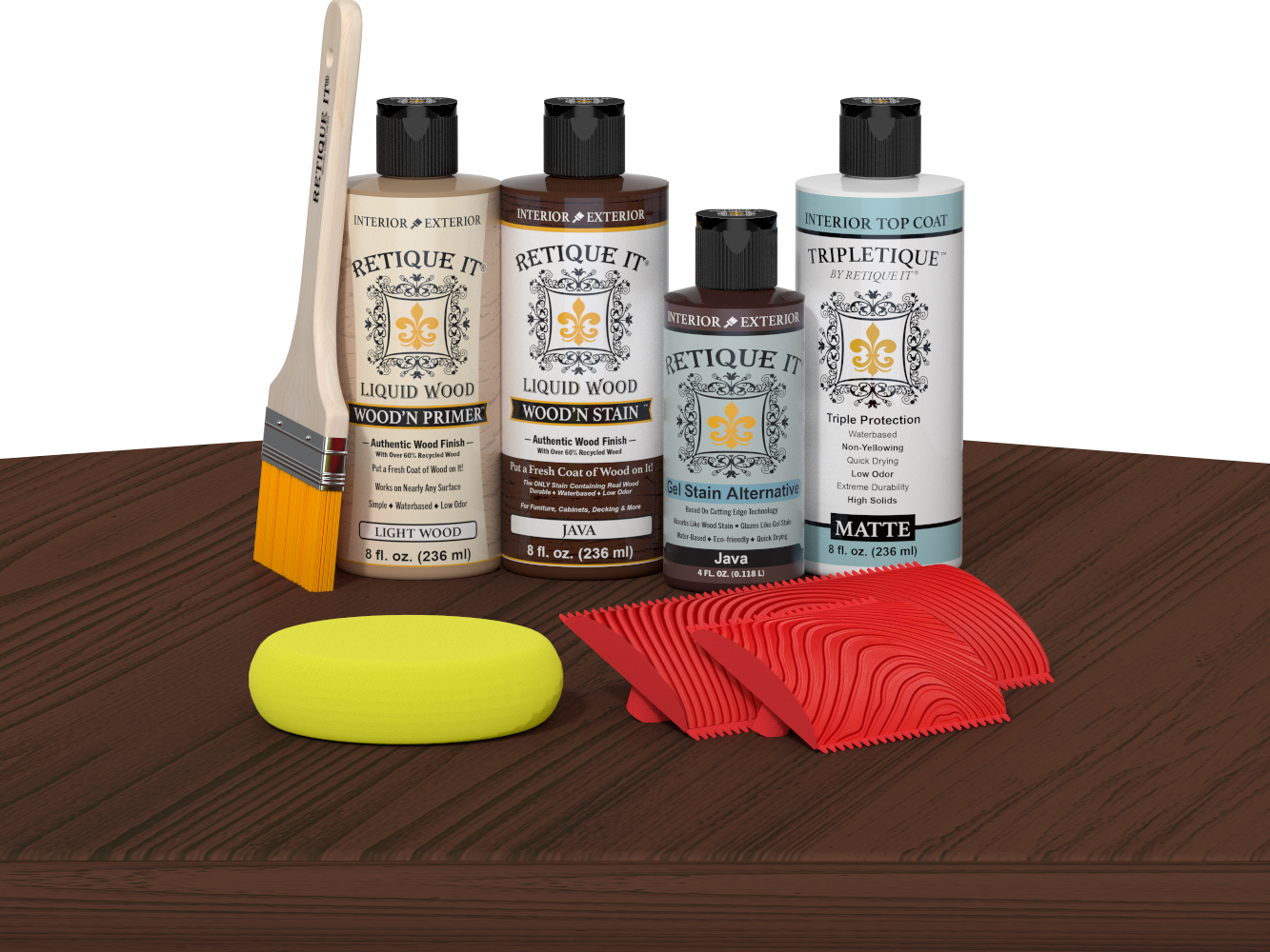 Tabletop Wood'n Finish Kit - Java