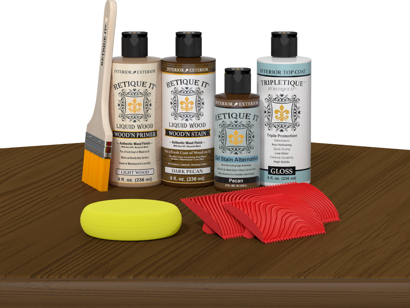 Multi-purpose Wood'n Kit - Dark Pecan - Interior Top Coat