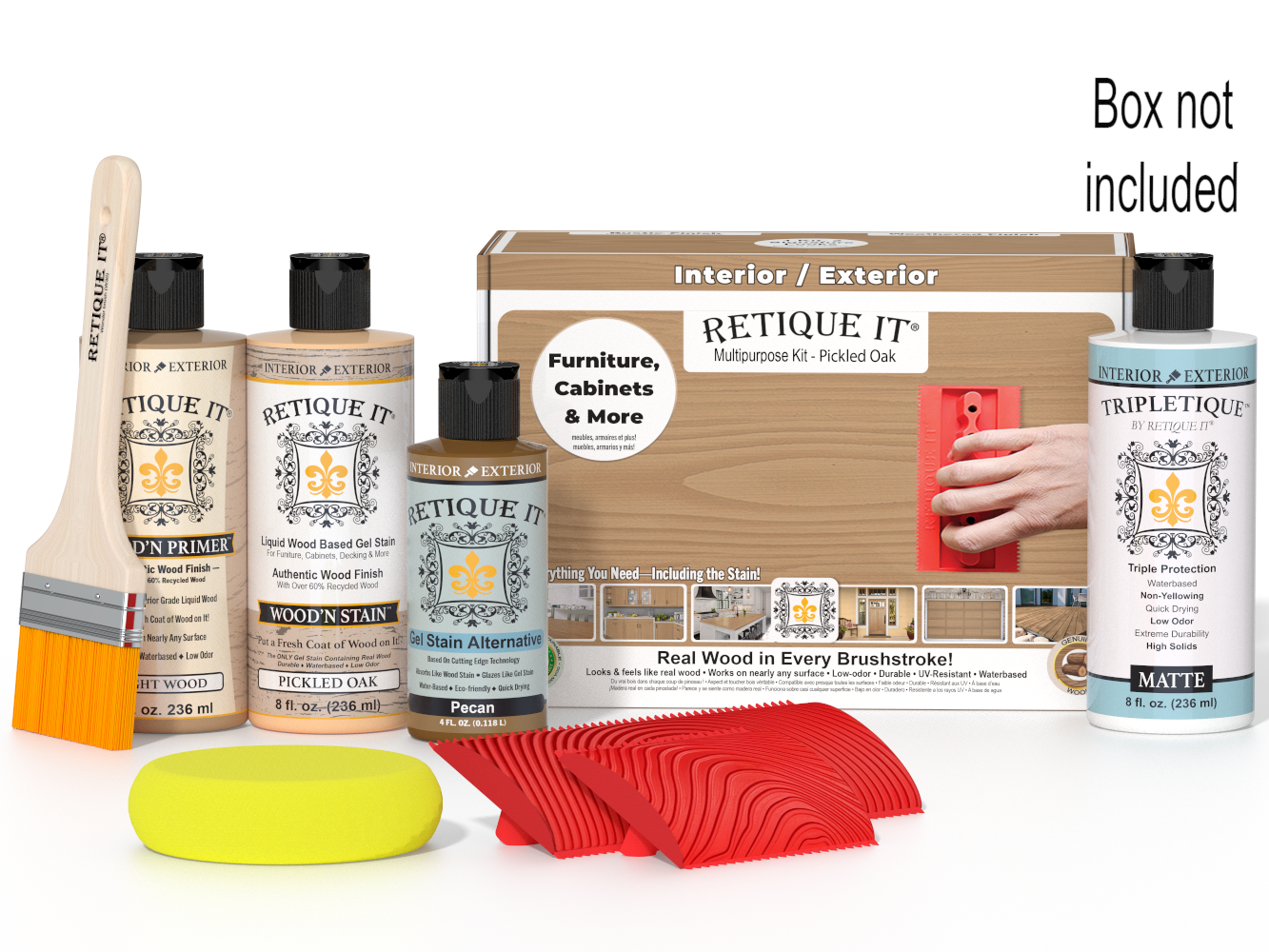 Multi-purpose Wood'n Kit - Pickled Oak - Interior Top Coat