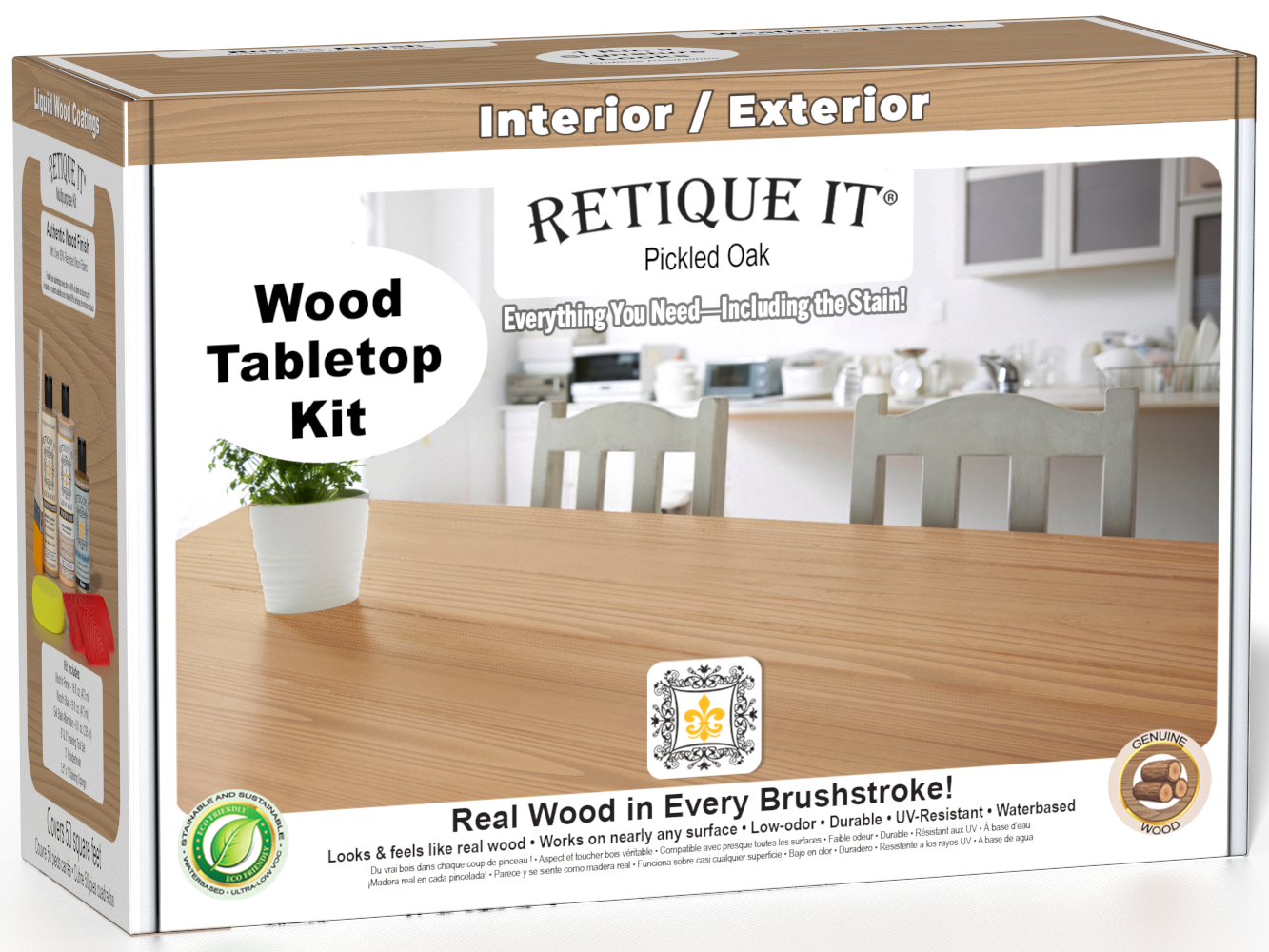 Tabletop Wood'n Finish Kit - Pickled Oak
