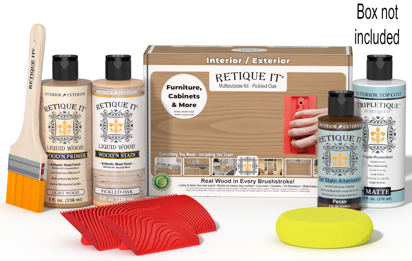 Multi-purpose Wood'n Kit - Pickled Oak - Interior Top Coat
