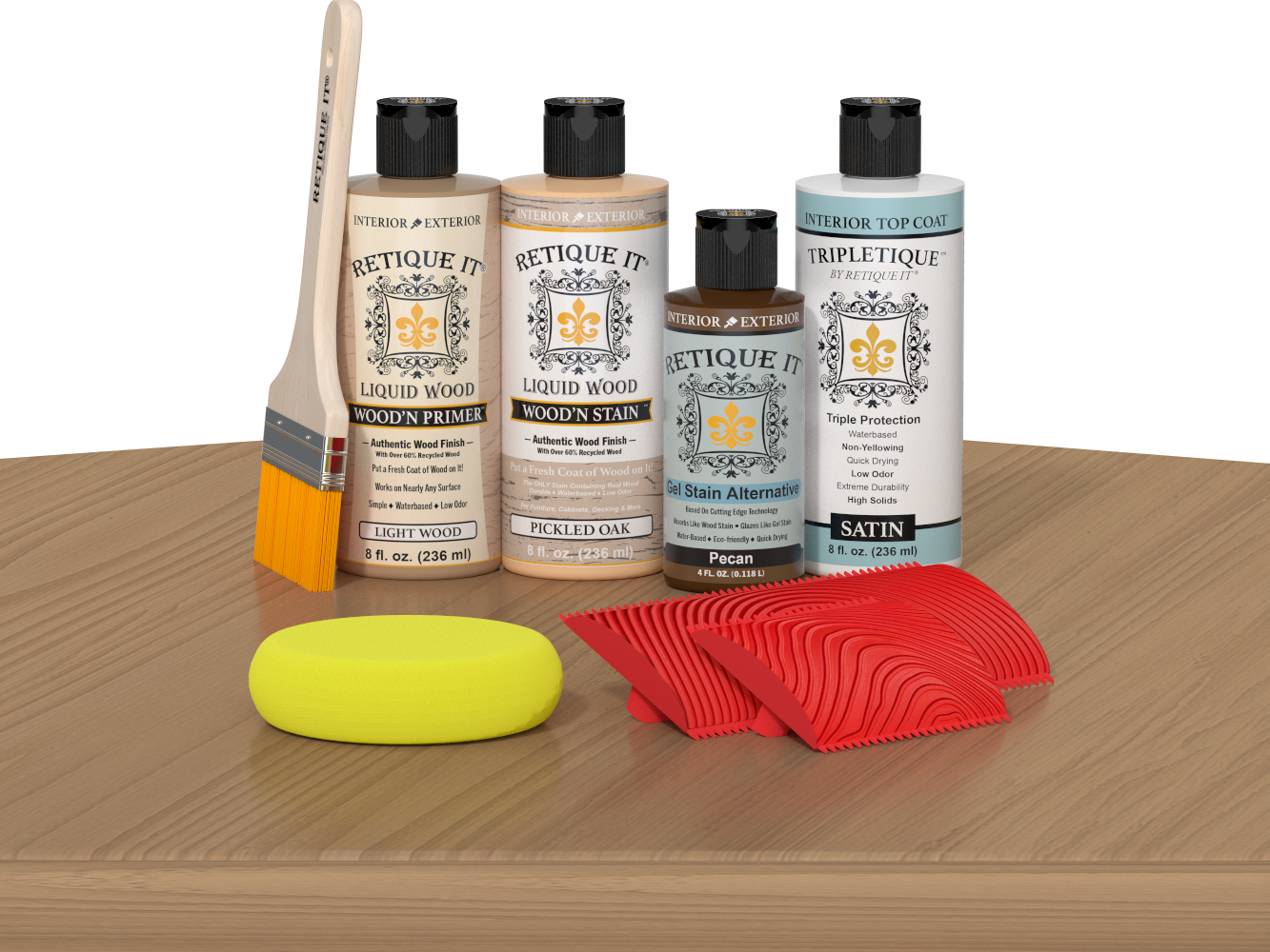 Multi-purpose Wood'n Kit - Pickled Oak - Interior Top Coat