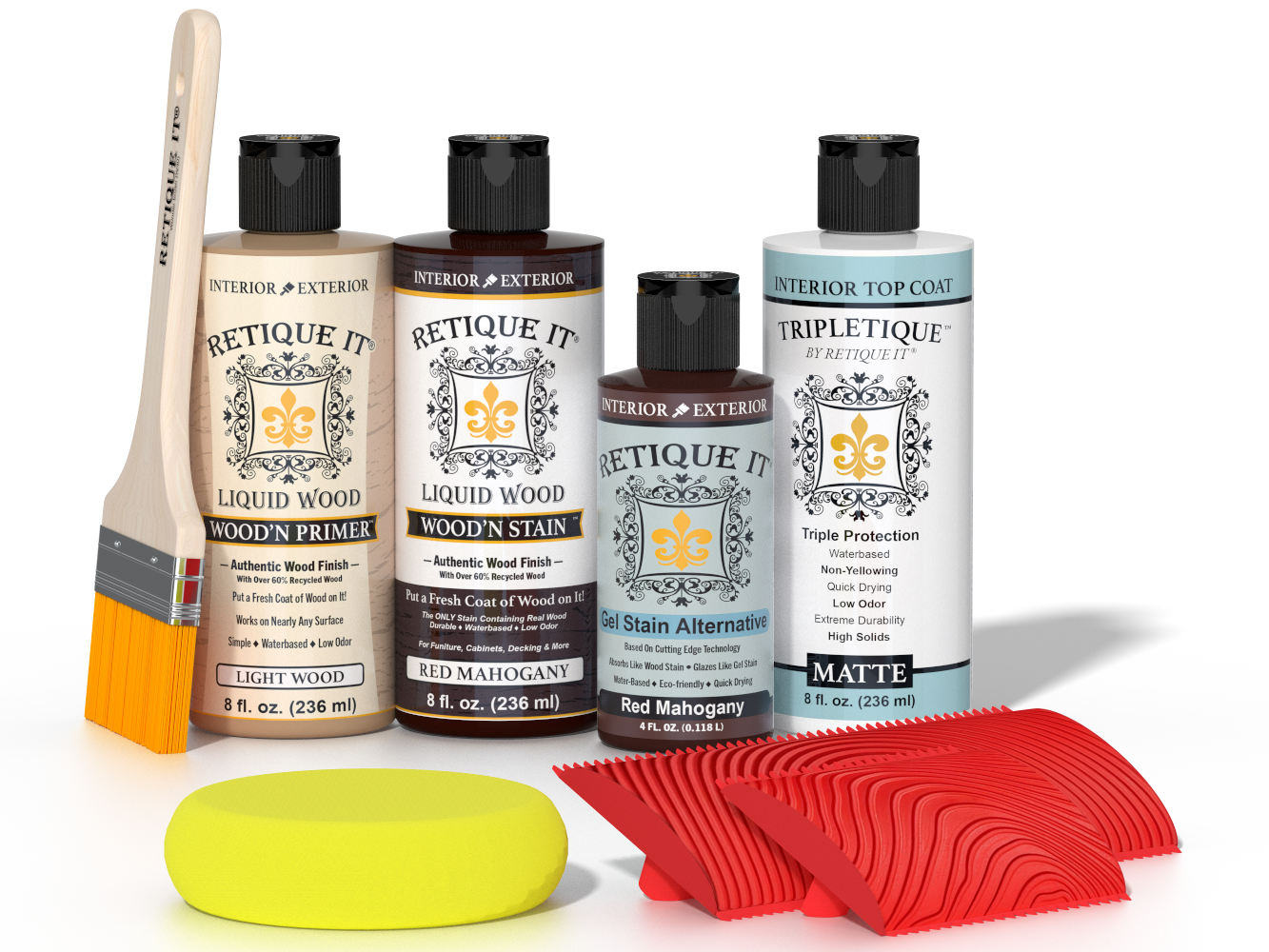 Multi-purpose Wood'n Kit - Red Mahogany - Interior Top Coat