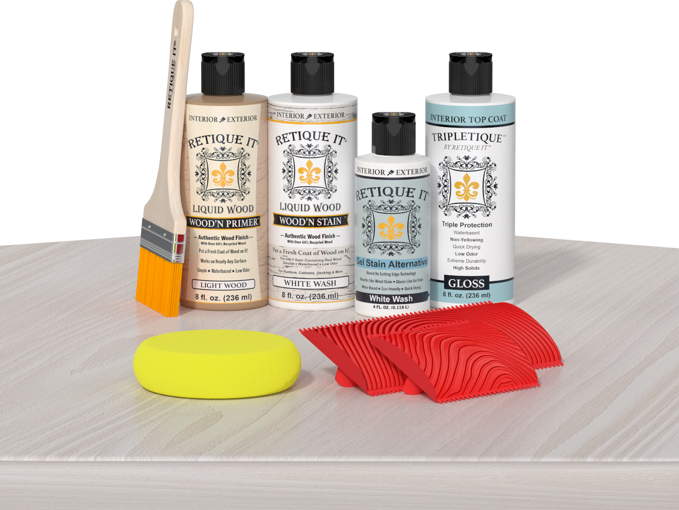 Tabletop Wood'n Finish Kit - White Wash