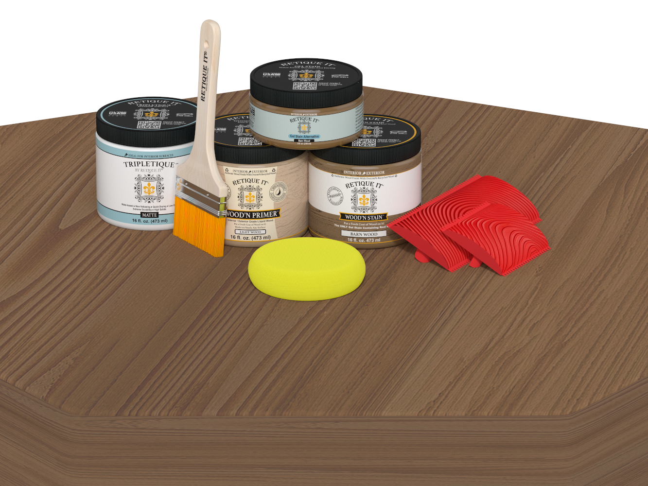 Multi-purpose Wood'n Kit (Med) - Barn Wood - Interior Top Coat