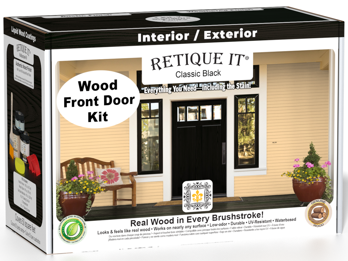 Wood'n Finish Front Door Kit - Classic Black — box hero