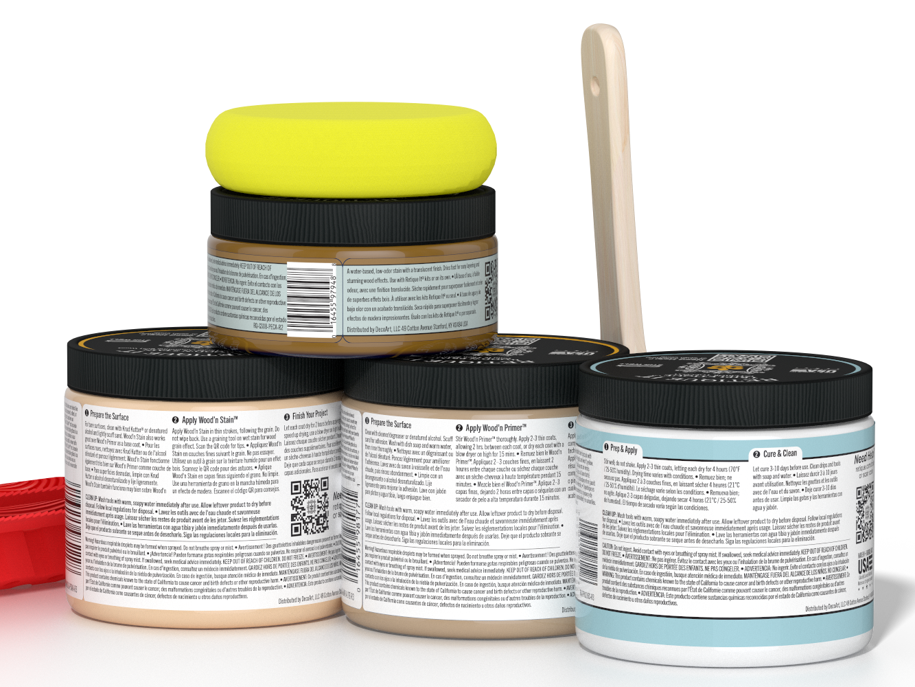 Multi-purpose Wood'n Kit (Med) - Pickled Oak - Interior Top Coat