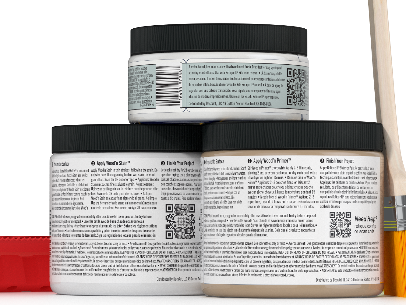 Multi-purpose Wood'n Kit (Med) - White Wash