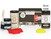 Large Charcoal Wood'n Finish Kit by Retique It® showing wood finish bottles and applicator tools in a box.