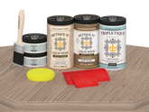 Large French Oak Wood'n Finish Kit by Retique It® for interior top coat, featuring matte finish on a wood surface.