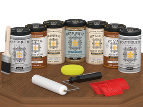 Wood'n Door Kit (Front & Garage Door) - Cedar — Matte kit contents