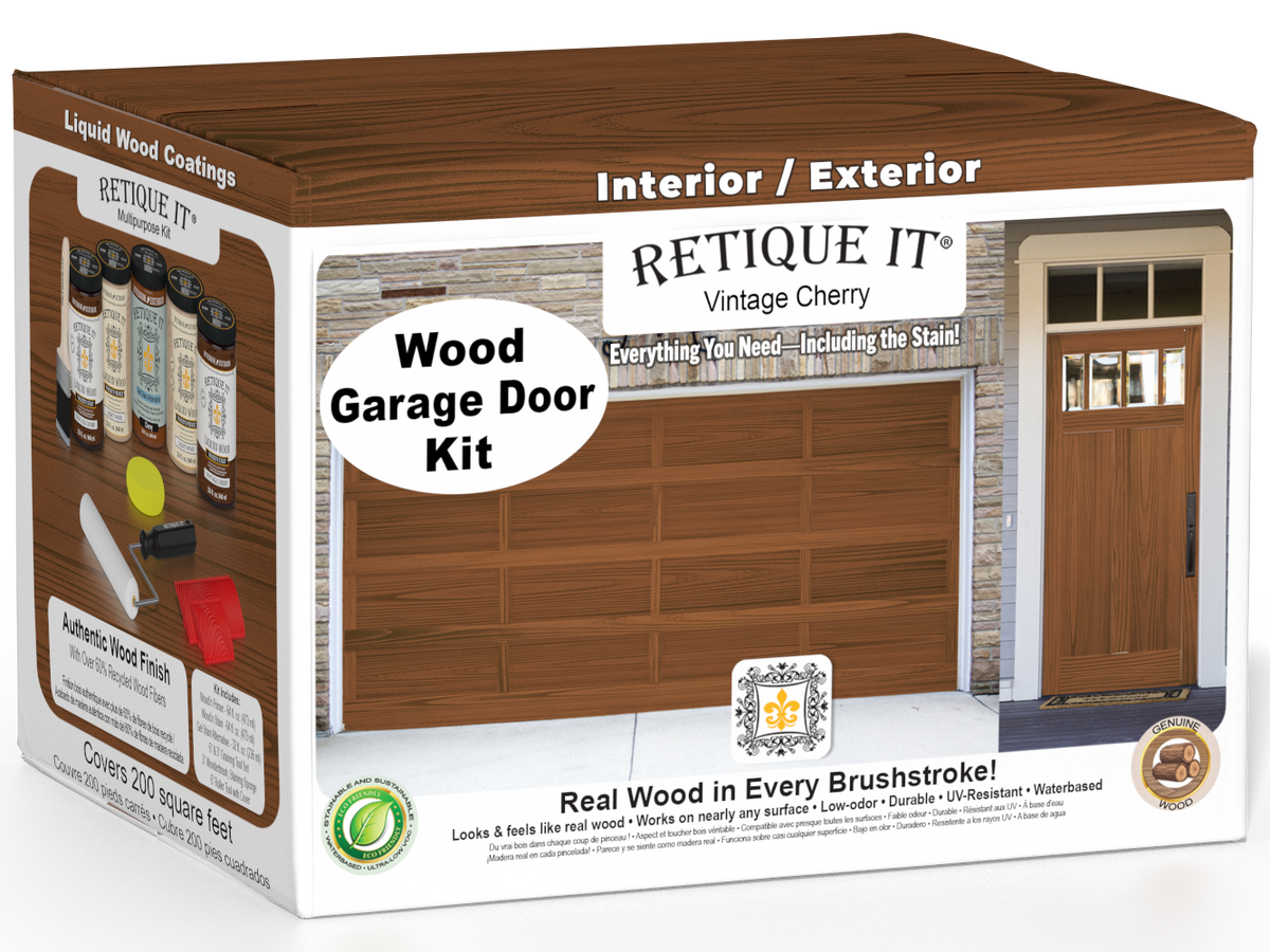 Wood'n Door Kit (Front & Garage Door) - Vintage Cherry — box hero