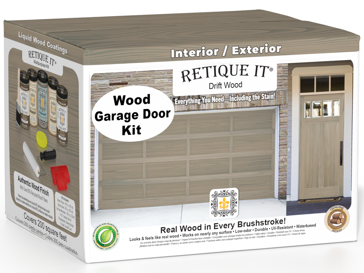 Wood'n Door Kit (Front & Garage Door) - Drift Wood — box hero