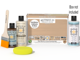 Retique It® Multi-purpose Smooth Finish Kit in White Oak for interior top coat, includes wood finish tools and supplies.
