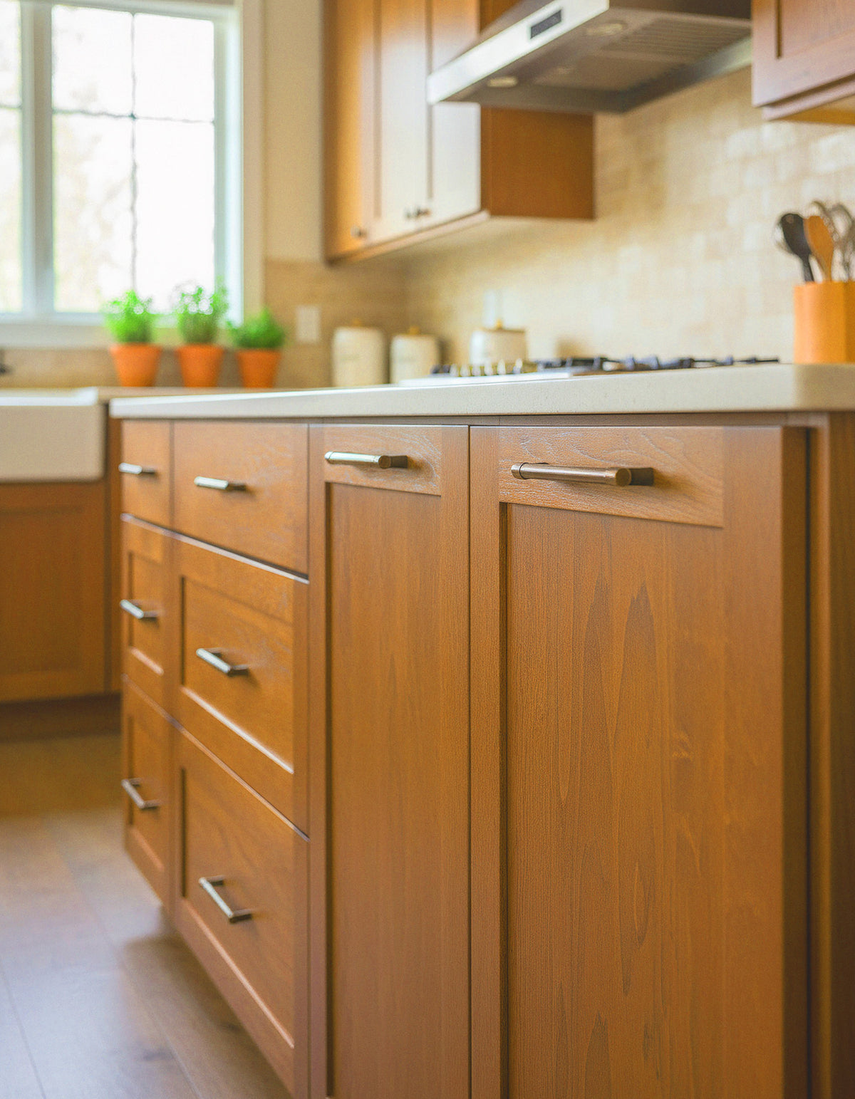 Large Cedar Wood'n Finish Kit from Retique It® for interior wood projects, featuring a dark oak weathered top coat in the image.