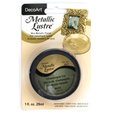 DecoArt Metallic Lustre in Champagne Ice, 1 oz, showcasing a shimmering metallic paint with a smooth, lustrous finish.