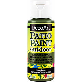DecoArt Vintage Rose Patio Paint outdoor acrylic paint in 2 oz container for patio furniture and outdoor decor.