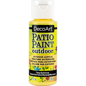 DecoArt Vintage Rose outdoor acrylic patio paint in 2 oz bottle, ideal for garden furniture and outdoor craft projects