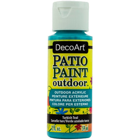 DecoArt Vintage Rose Patio Paint outdoor acrylic paint in 2 oz bottle, suitable for outdoor furniture and projects