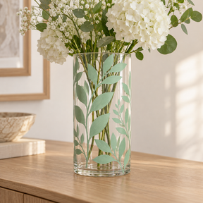 DecoArt Glass Paint in mint green for glass painting projects