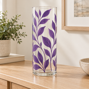 DecoArt Glass Paint in purple for glass painting projects