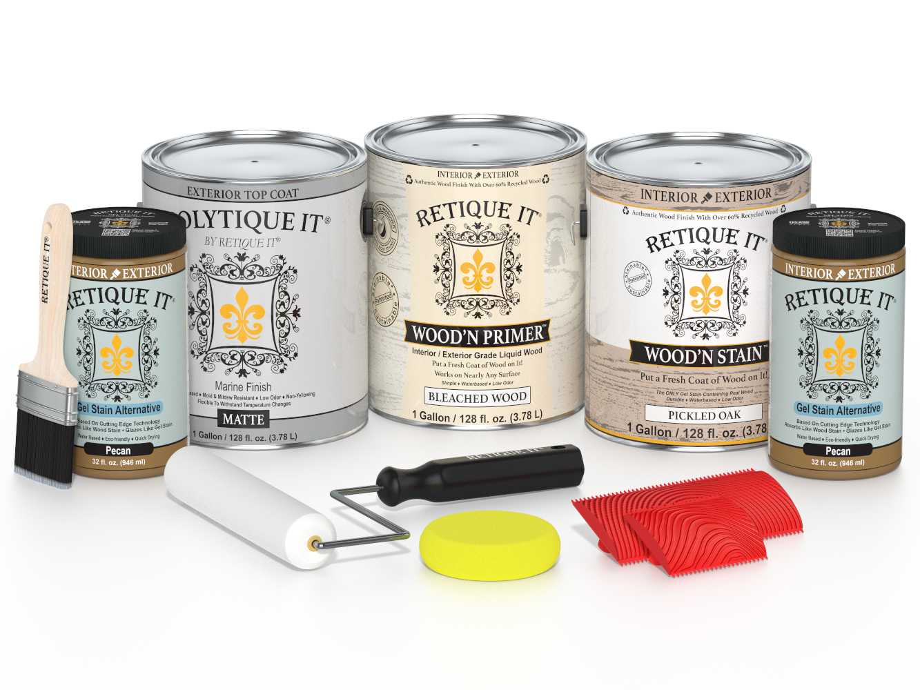 Multi-purpose Wood'n Kit (4x Lg) - White Oak - Exterior Top Coat