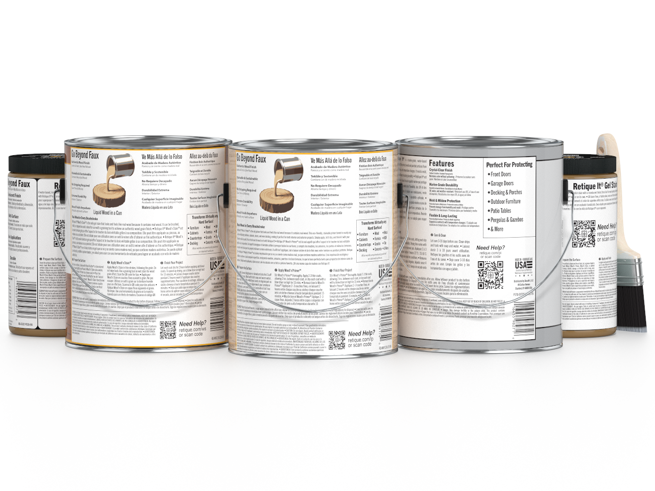 Multi-purpose Wood'n Kit (4x Lg) - Cedar - Exterior Top Coat