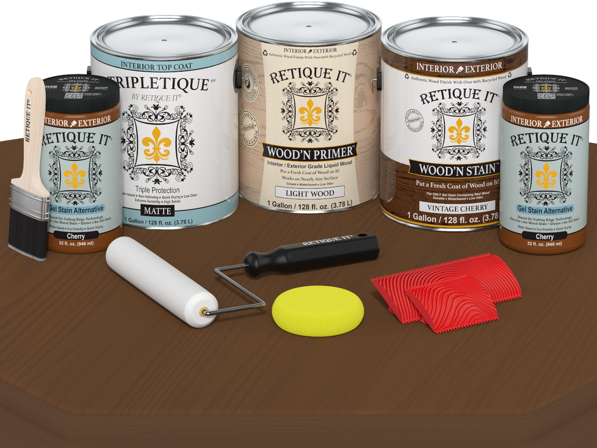 Multi-purpose Wood'n Kit (4x Lg) - Vintage Cherry - Interior Top Coat