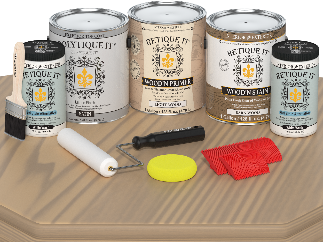 Multi-purpose Wood'n Kit (4x Lg) - French Oak - Exterior Top Coat