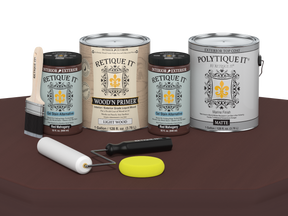 Multi-purpose Smooth Finish Kit (4x Lg) - Red Mahogany - Exterior Top Coat