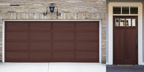 Retique It® Wood'n Finish Kit in Red Mahogany with four large containers, designed for exterior wood projects and garage door finishing.