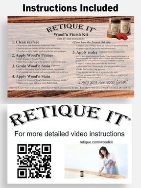 Wood'n Door Kit (Garage Door) - Dark Oak - Retique It®