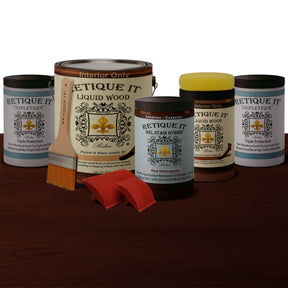 Rustic Finish Kit - Red Mahogany