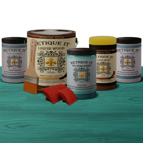 Rustic Finish Kit - Turquoise